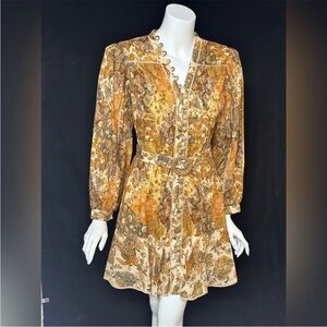 Vintage-Inspired Floral Mini Dress